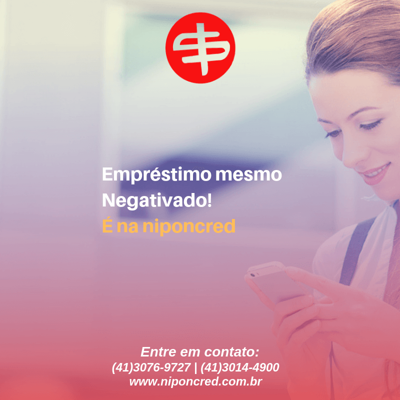 empréstimo mesmo negativado